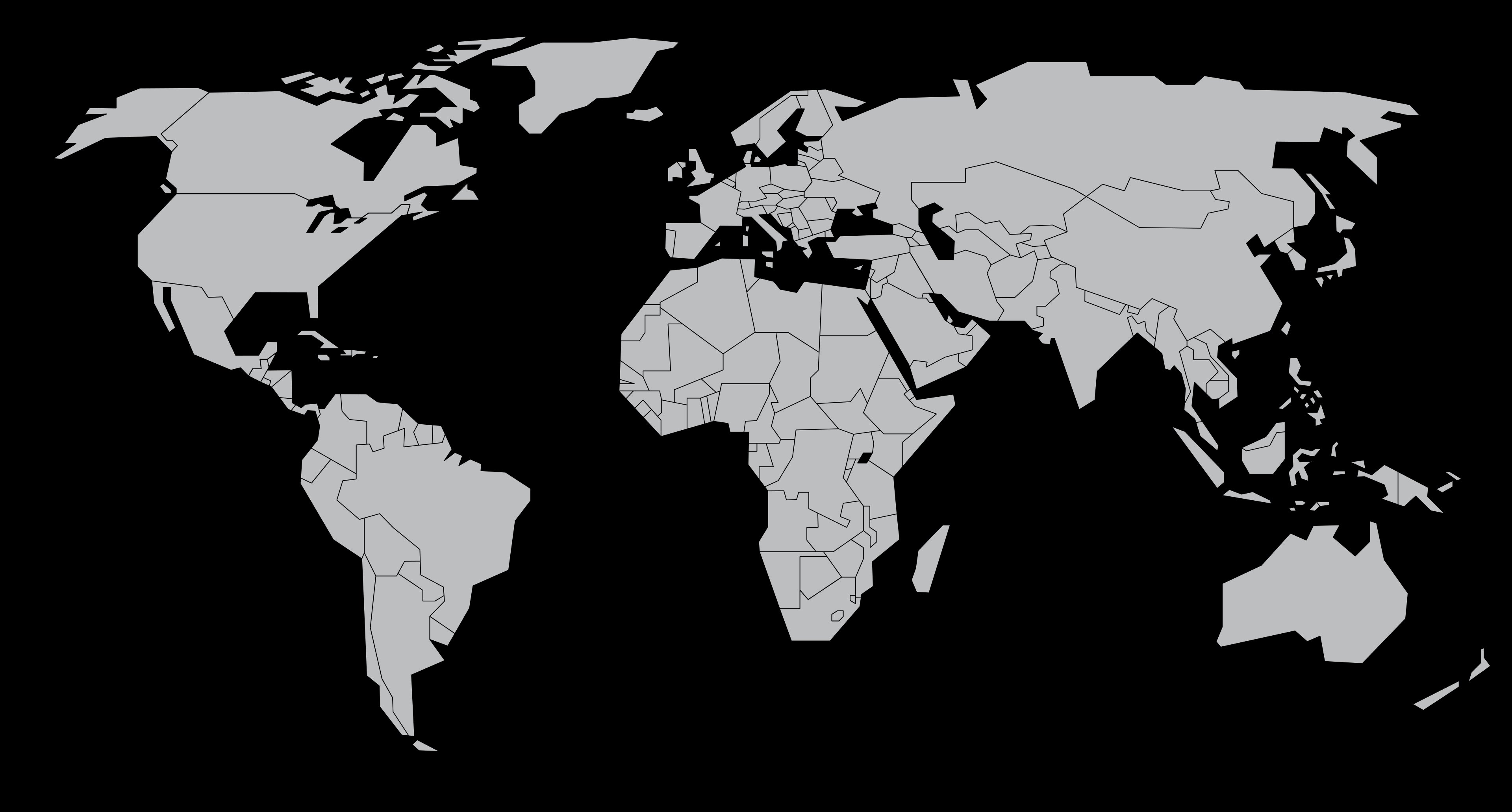 World map showing countries Leann has visited